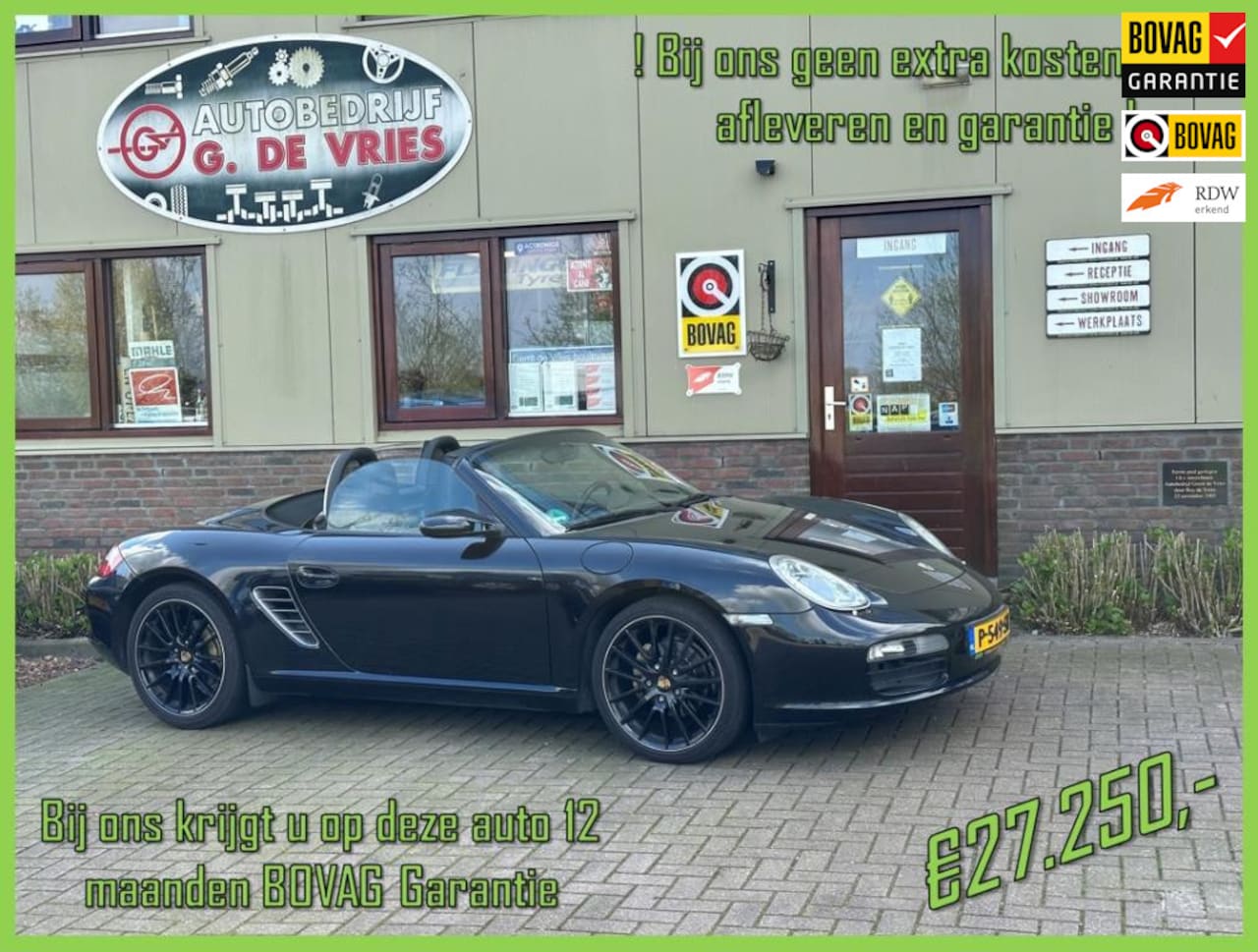 Porsche Boxster - 987 2.7 - Prijs inclusief 12 maanden BOVAG-garantie en afleveren – - AutoWereld.nl