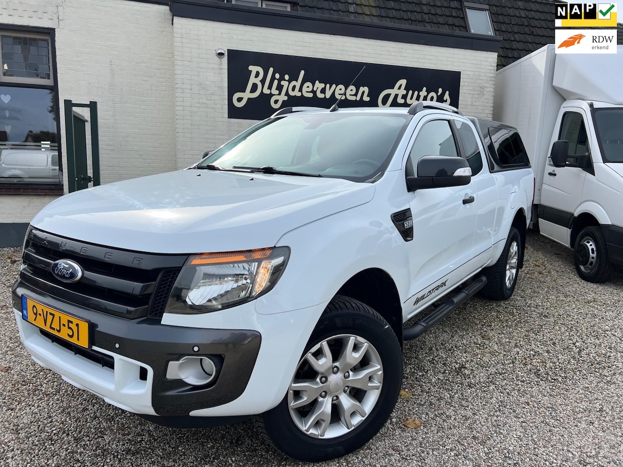 Ford Ranger - 3.2 TDCi Wildtrak Super Cab MARGE | Camera | Clima | Leer | PDC - AutoWereld.nl