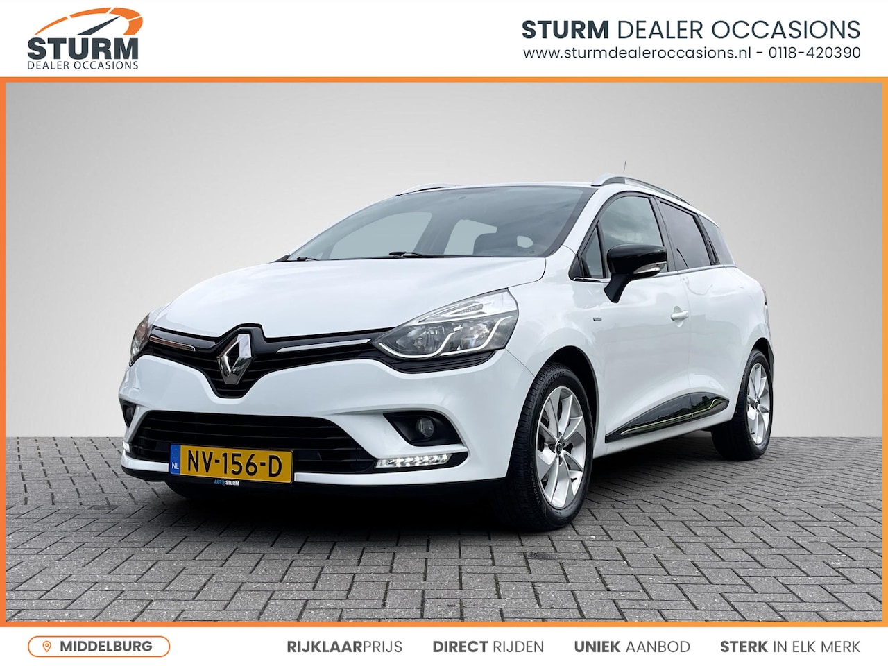 Renault Clio Estate - 0.9 TCe Limited | Navigatie | Cruise Control | Airco | DAB | Bluetooth Tel. | LM Velgen | - AutoWereld.nl