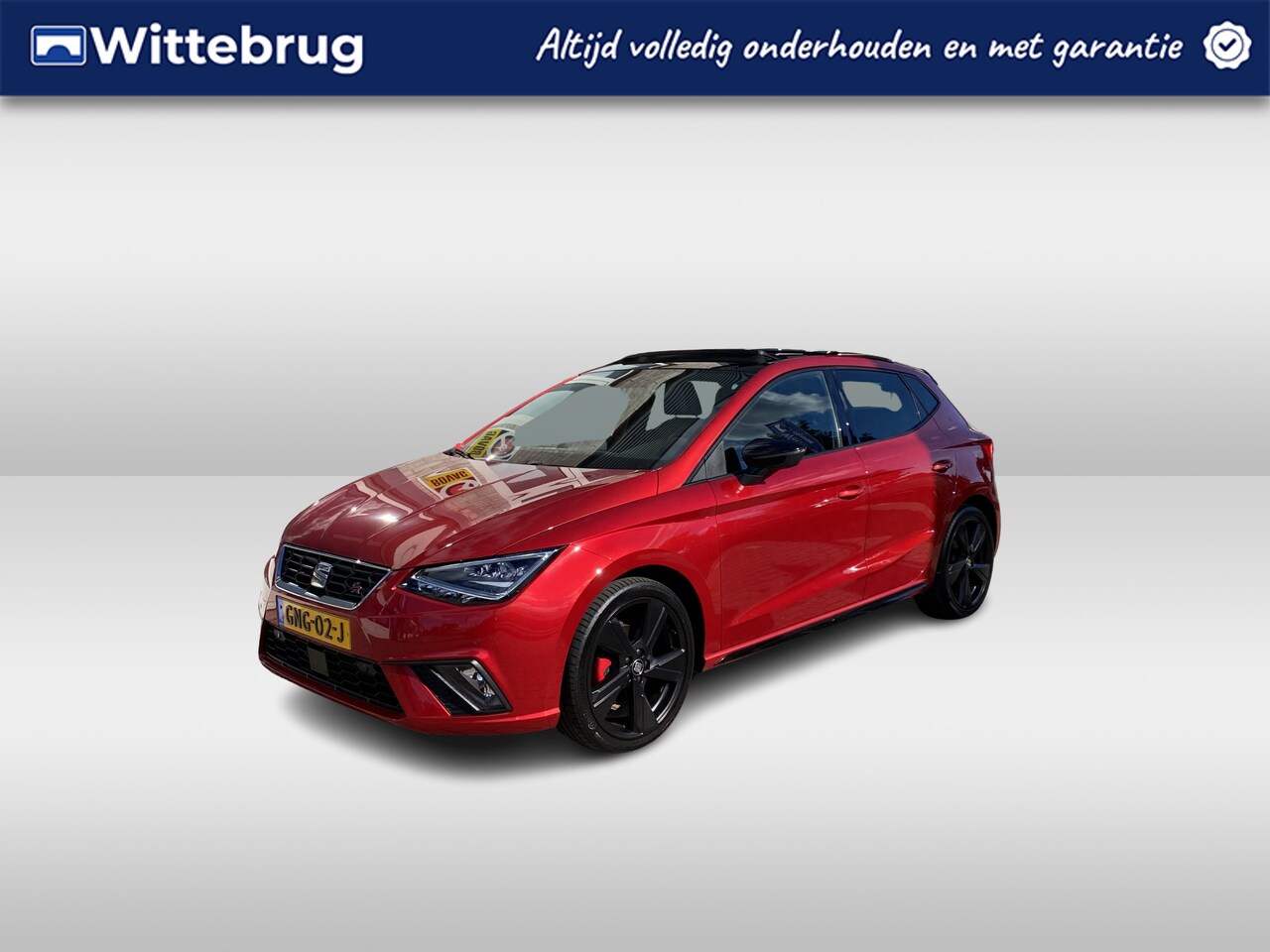 Seat Ibiza - 1.0 TSI FR Black Edition / AUTOMAAT/ PANO/ BEATS AUDIO/ CAMERA/ PARK. SENSOREN/ KEYLESS/ S - AutoWereld.nl