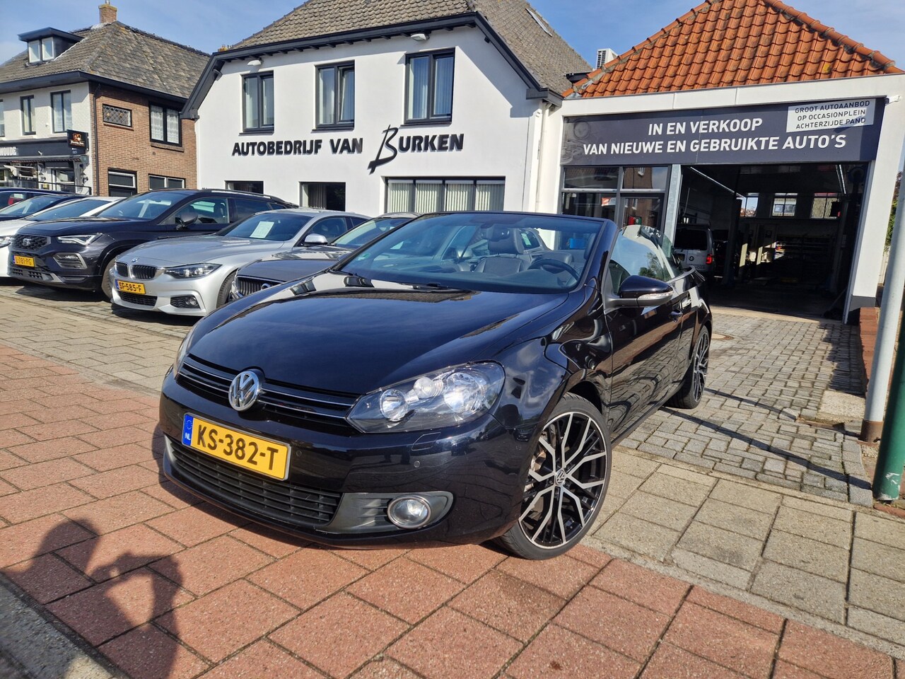 Volkswagen Golf Cabriolet - 1.4 TSI 1.4 TSI, Navigatie,Trekhaak,Stoelverwarming,Parkeersensoren,L.M.Velgen - AutoWereld.nl