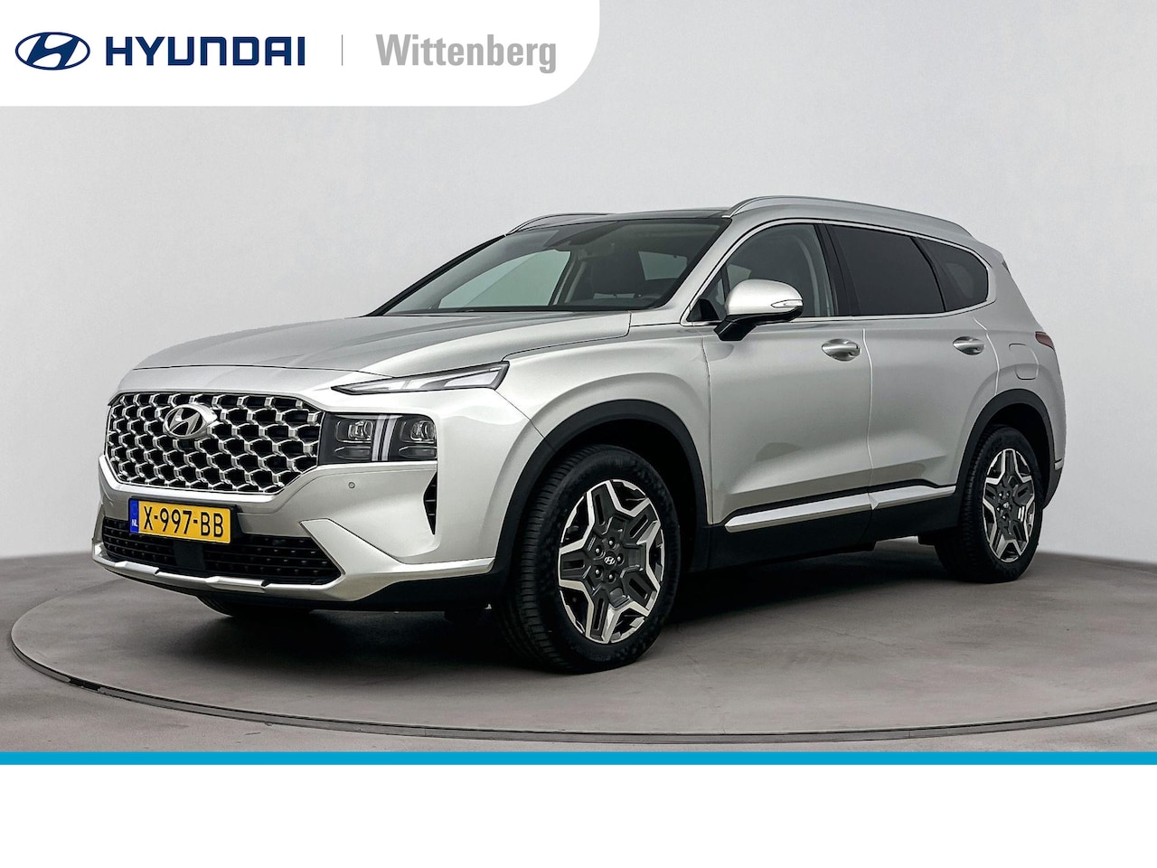 Hyundai Santa Fe - 1.6 T-GDI PHEV Premium Sky 7p. Leder interieur | Navi | Panorama dak | 7 Seats | - AutoWereld.nl