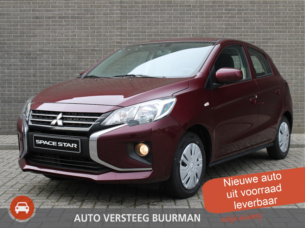 Mitsubishi Space Star - 1.2 Active Airco, Apple carplay/Android auto, Audio/DAB, Elek.verst.buitenspiegels en rame - AutoWereld.nl