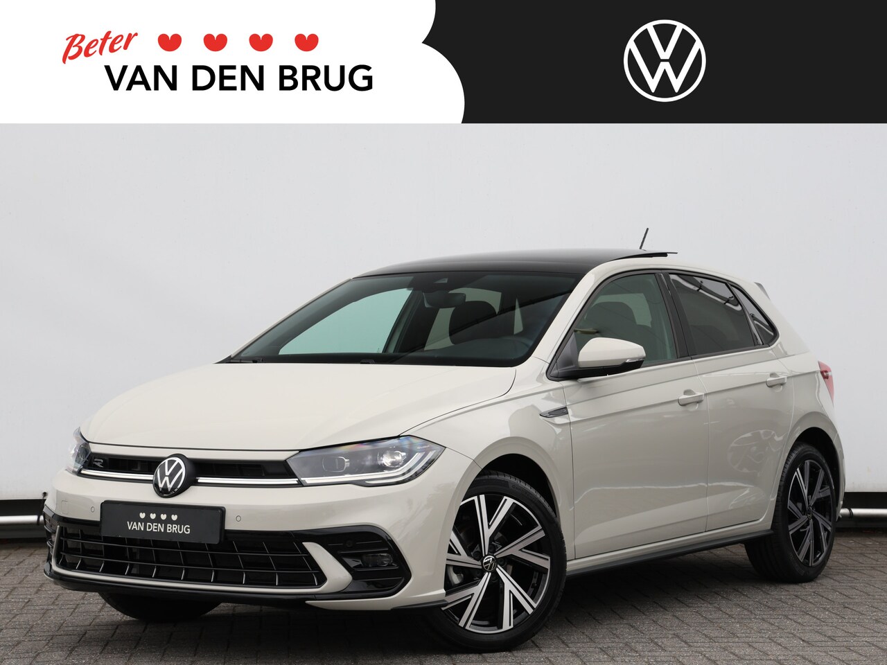 Volkswagen Polo - 1.0 TSI R-Line 95pk DSG | IQ-Light | Navigatie | Climate cont. | Adapt. cruise | Panorama - AutoWereld.nl