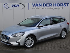 Ford Focus Wagon - 1.0-125pk EcoBoost Mild-hybrid Titanium. Mooie, ruime, luxe en comfortabele Focus wagon. V