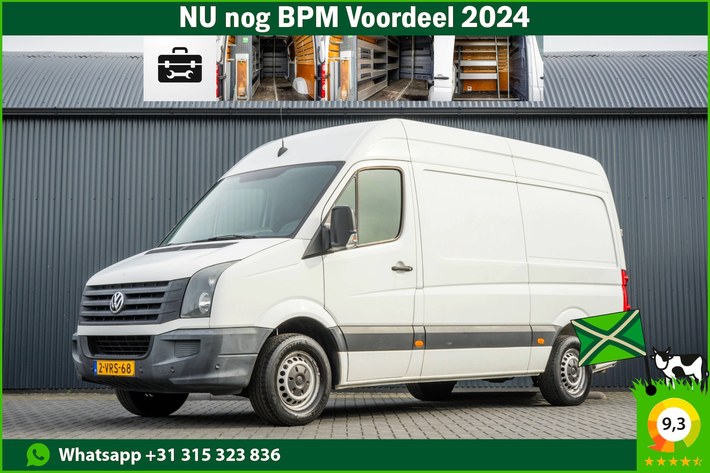 Volkswagen Crafter - 2.0 TDI L2H2 | Cruise | Airco | Inrichting | PDC - AutoWereld.nl