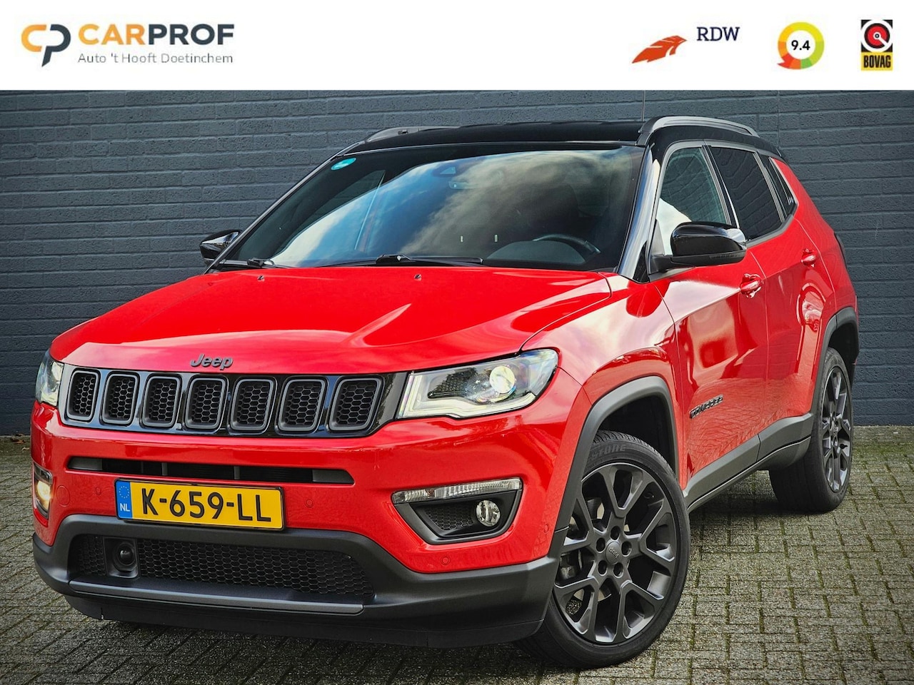 Jeep Compass - 1.3T S / SPORT / ALPINE SOUND / XENON / LEDER / CAMERA - AutoWereld.nl