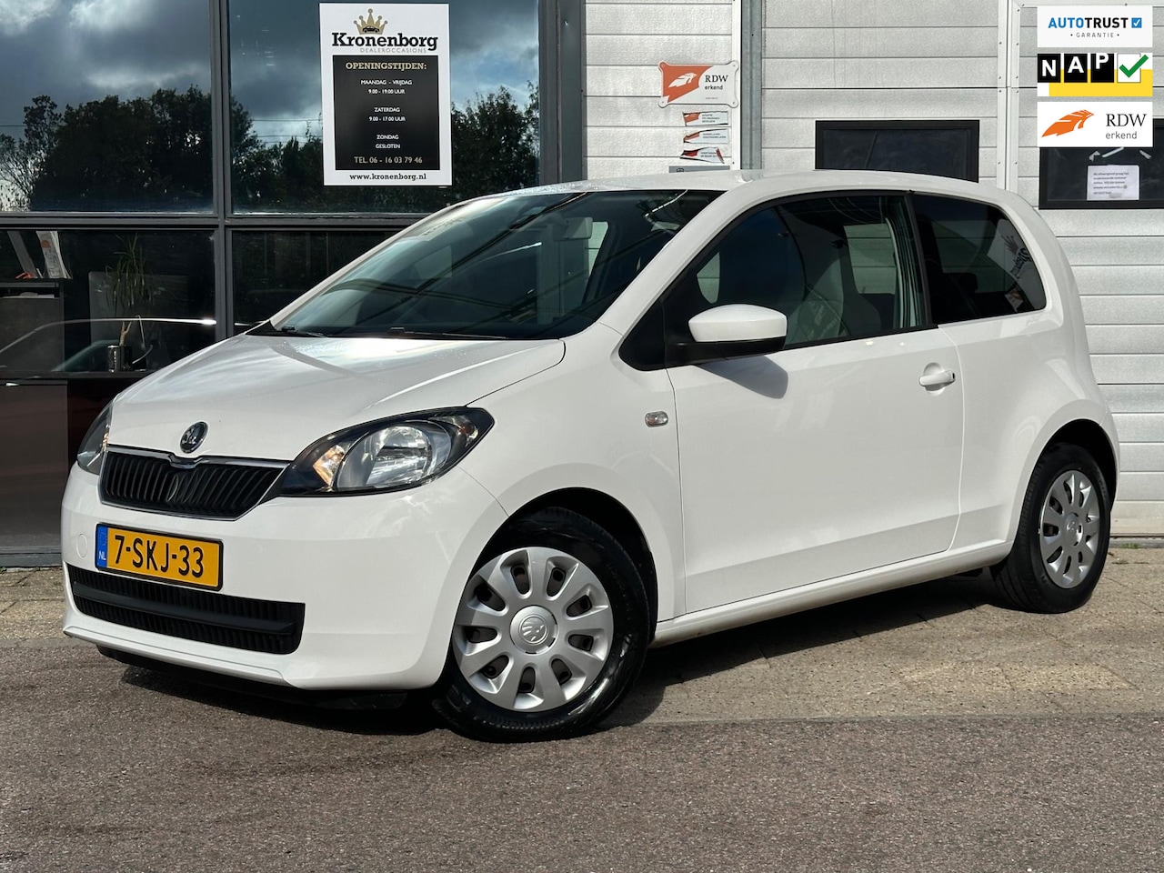 Skoda Citigo - 1.0 Greentech Ambition 1.0 Greentech Ambition, AIRCO, NAP, APK - AutoWereld.nl