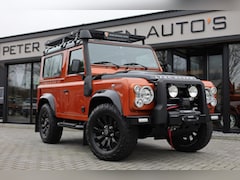 Land Rover Defender 90 - TD4 SW Fire Edition 4-Persoons | Leder | Roofrack | Lier | Sawtooth | Snorkel