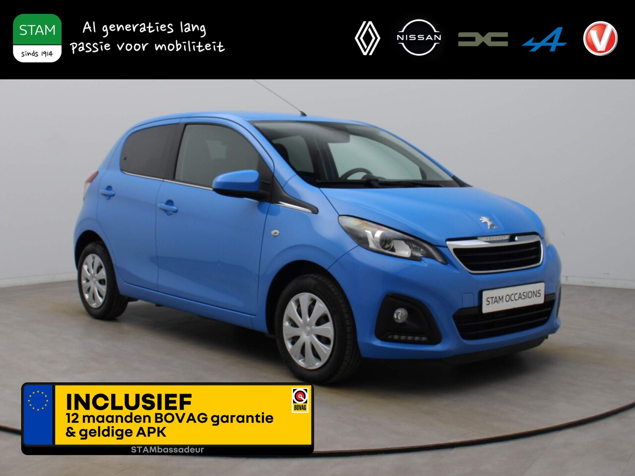 Peugeot 108 - 70 pk e-VTi Active Airco | Bluetooth | Elektr. ramen | 5-deurs - AutoWereld.nl