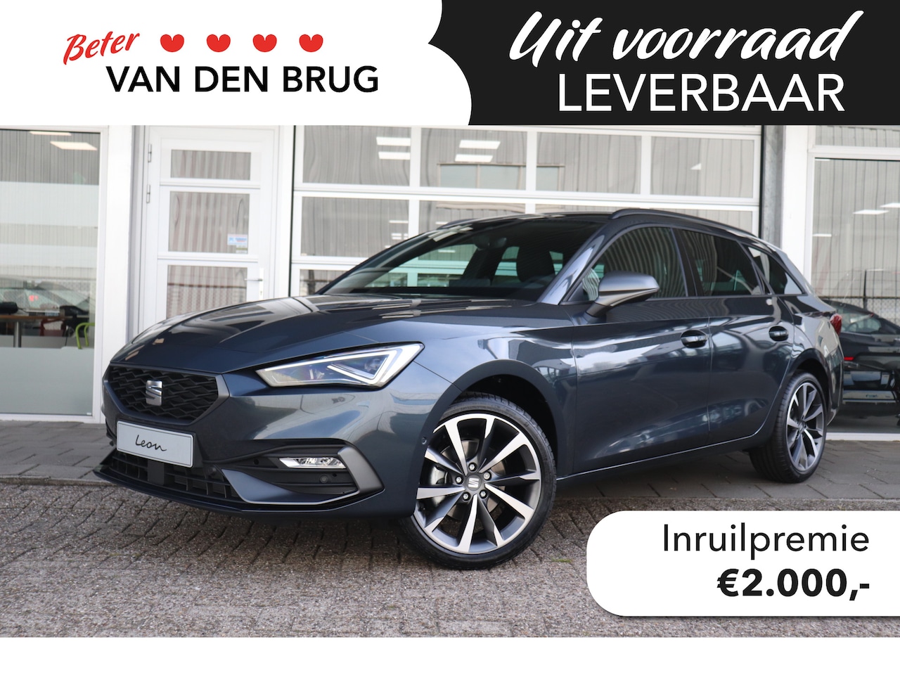 Seat Leon Sportstourer - 1.5 eTSI 150pk AUTOMAAT FR Business Intense | Facelift! | 18" lichtmetalen velgen | LED ma - AutoWereld.nl