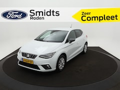 Seat Ibiza - TSI 95PK XCELLENCE Adapt. Cruise | Camera | Stoelverwarming | Leder/alcantara | LED | Navi