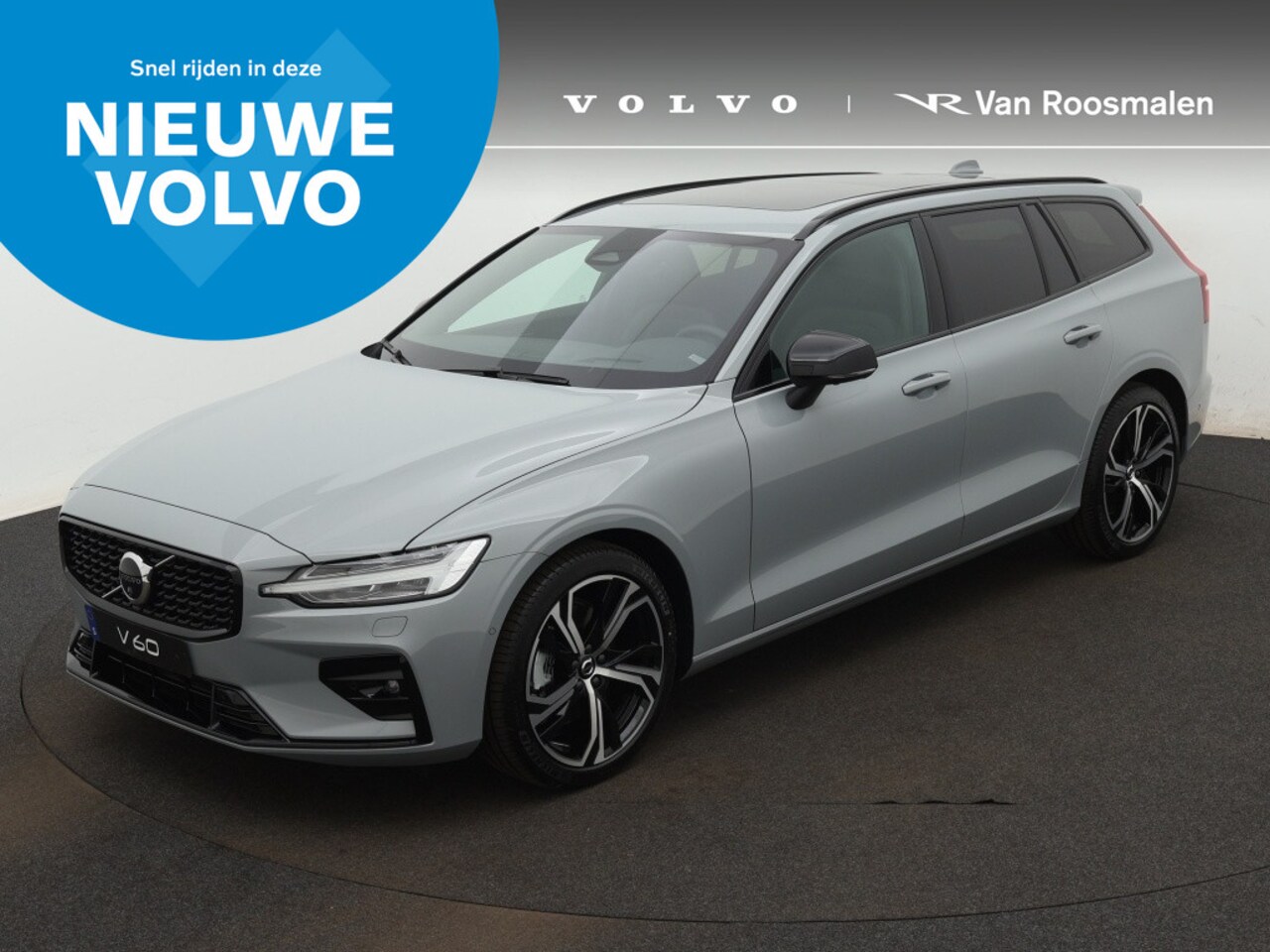 Volvo V60 - 2.0 B3 Ultimate Dark | 360 camera | Trekhaak | Getint glas - AutoWereld.nl