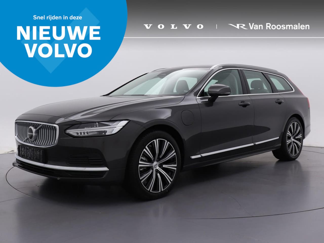 Volvo V90 - 2.0 T6 Recharge AWD Core Bright Nieuwe Voorraad auto | Harman Ka - AutoWereld.nl