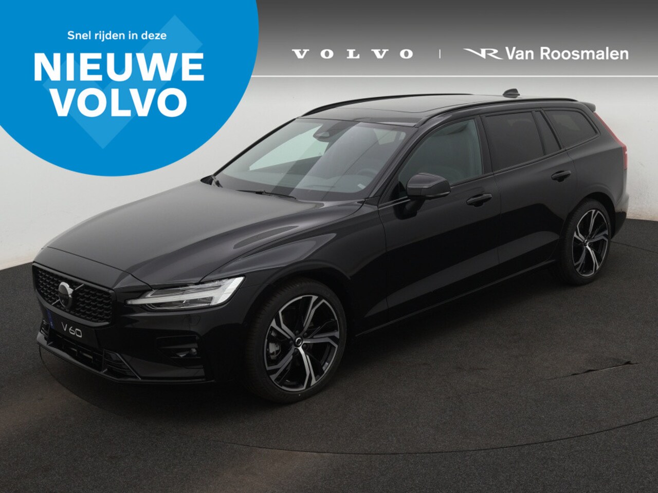 Volvo V60 - 2.0 B3 Ultimate Dark | 19"LM | 360 view camera | DEMO - AutoWereld.nl