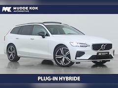 Volvo V60 - T8 Recharge AWD R-Design | Panoramadak | Massage+Ventilatie | Head-Up | 360° Camera | ACC