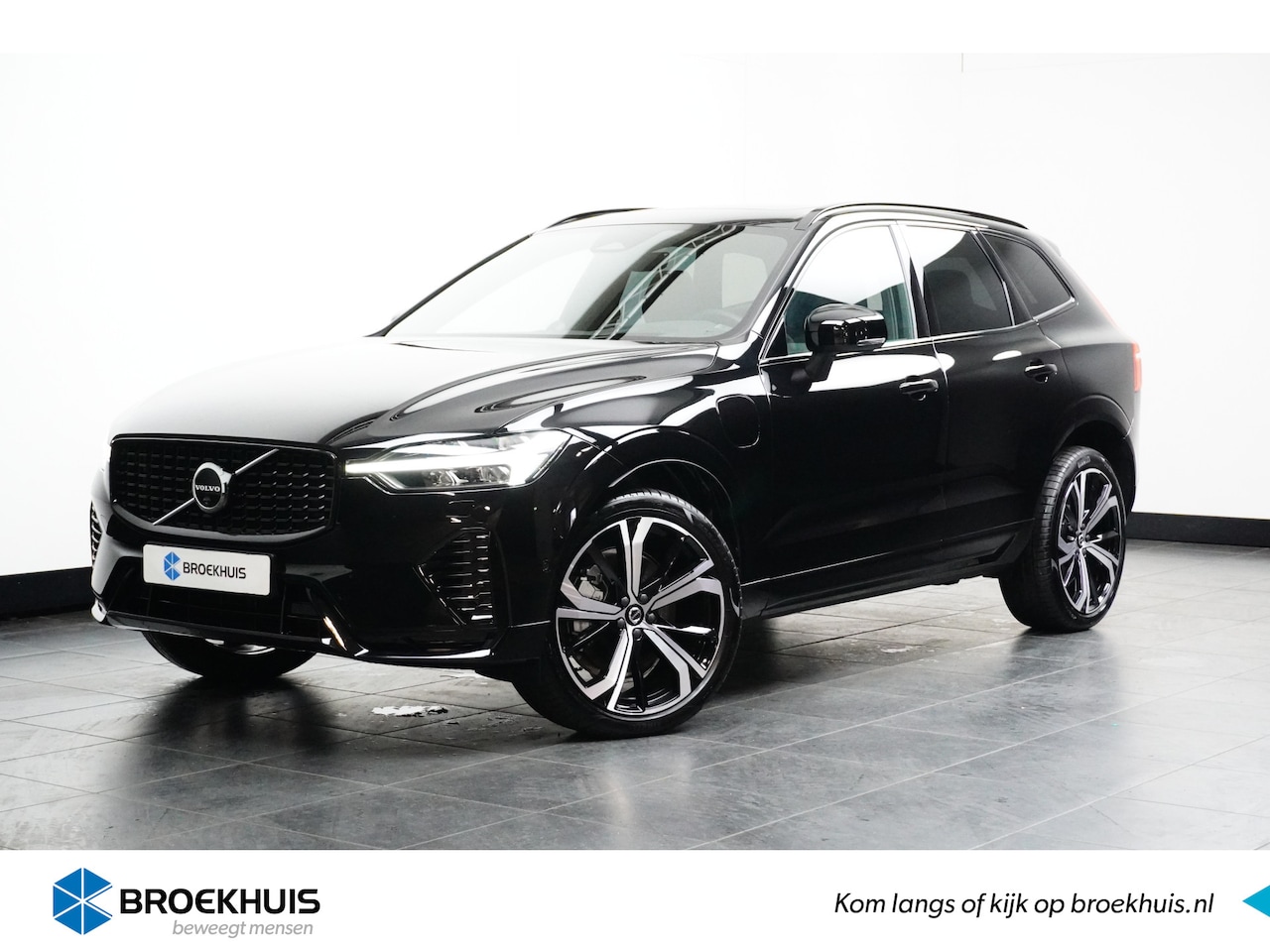 Volvo XC60 - 2.0 Recharge T6 AWD Ultimate Dark | Luchtvering | Bowers&Wilkins | 360 Camera | HUD | - AutoWereld.nl