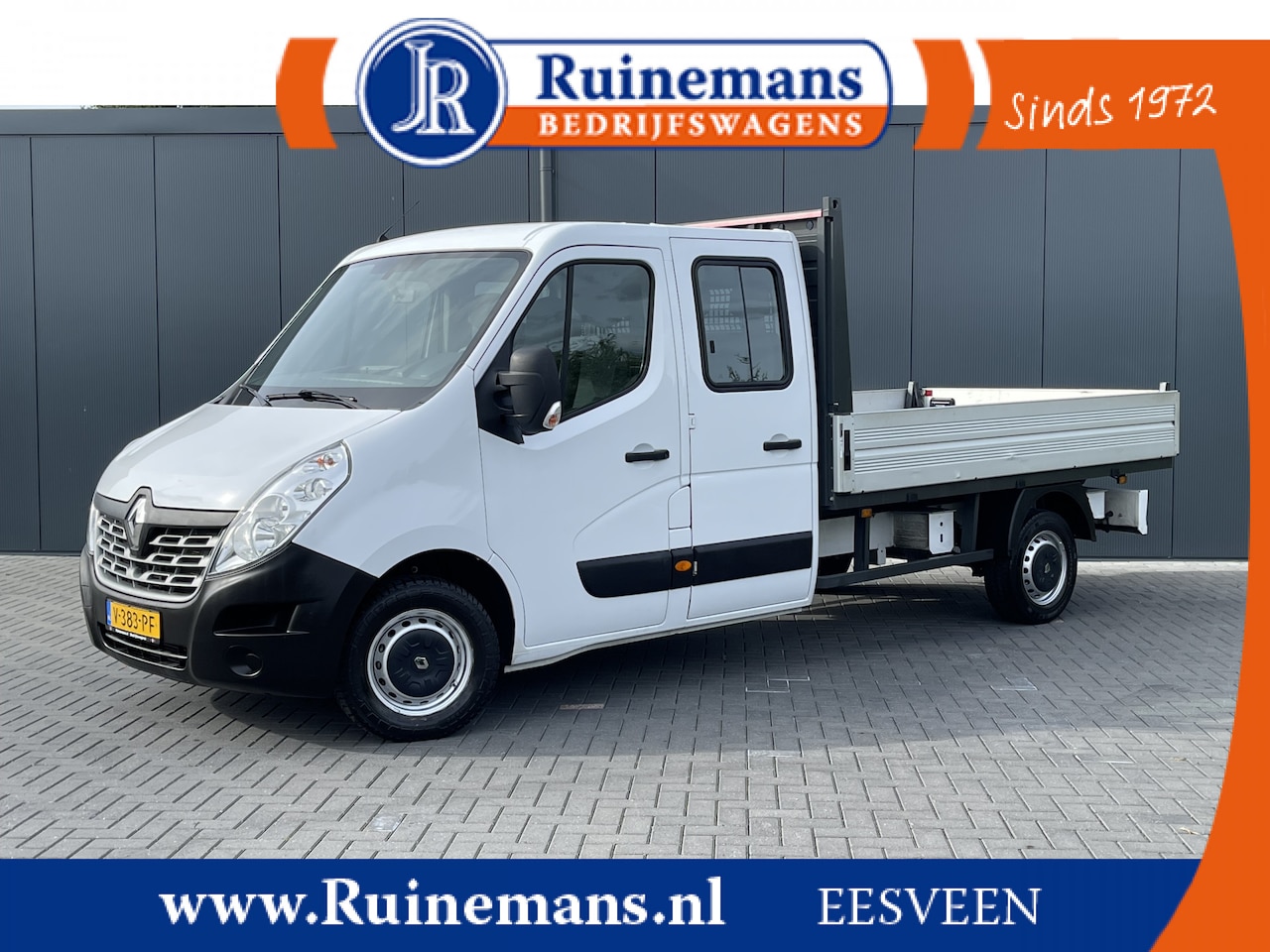 Renault Master - 2.3 dCi 131 PK L3 MAXI / PICK UP / DUBBELE CABINE / 7 PERS. / AIRCO / CRUISE / TREKHAAK / - AutoWereld.nl