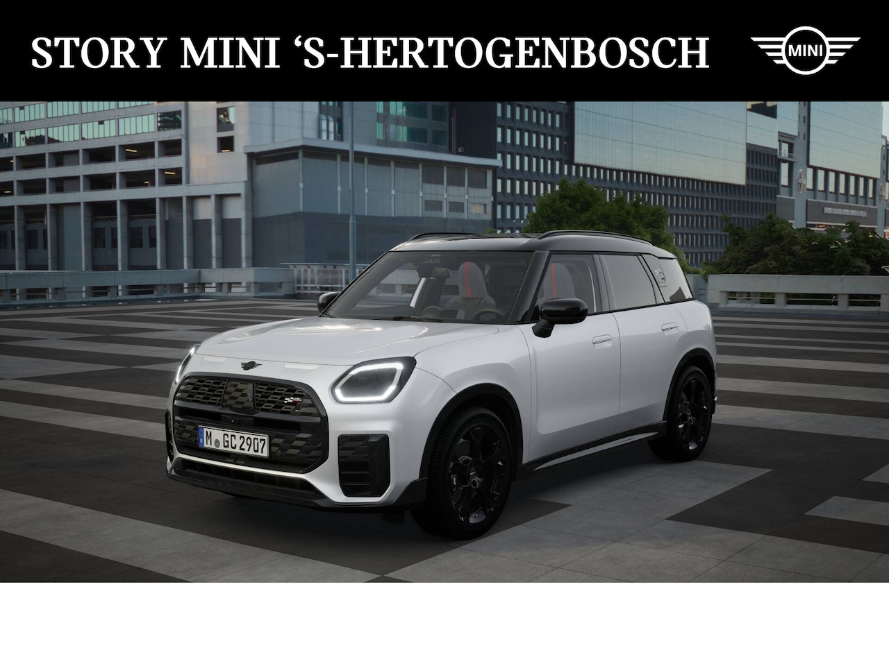 MINI Countryman - Cooper SE ALL4 Automaat / JCW / Pakket XL / 19" John Cooper Works Runway Spoke black - AutoWereld.nl