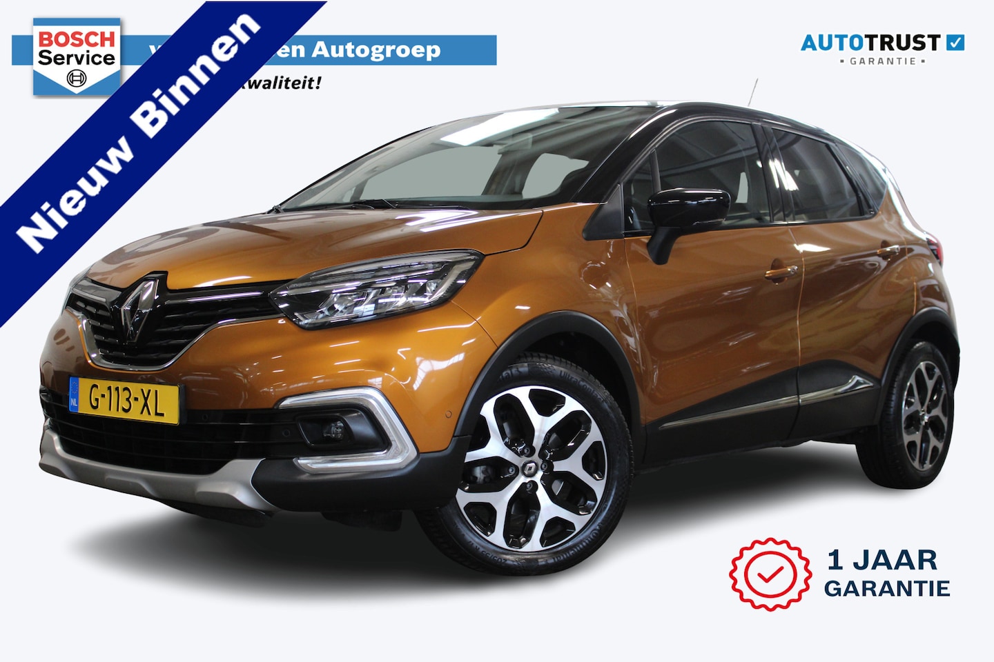 Renault Captur - 1.3 TCe Intens | Automaat | Incl. 12 maanden garantie | Navigatie | Climate control | Crui - AutoWereld.nl