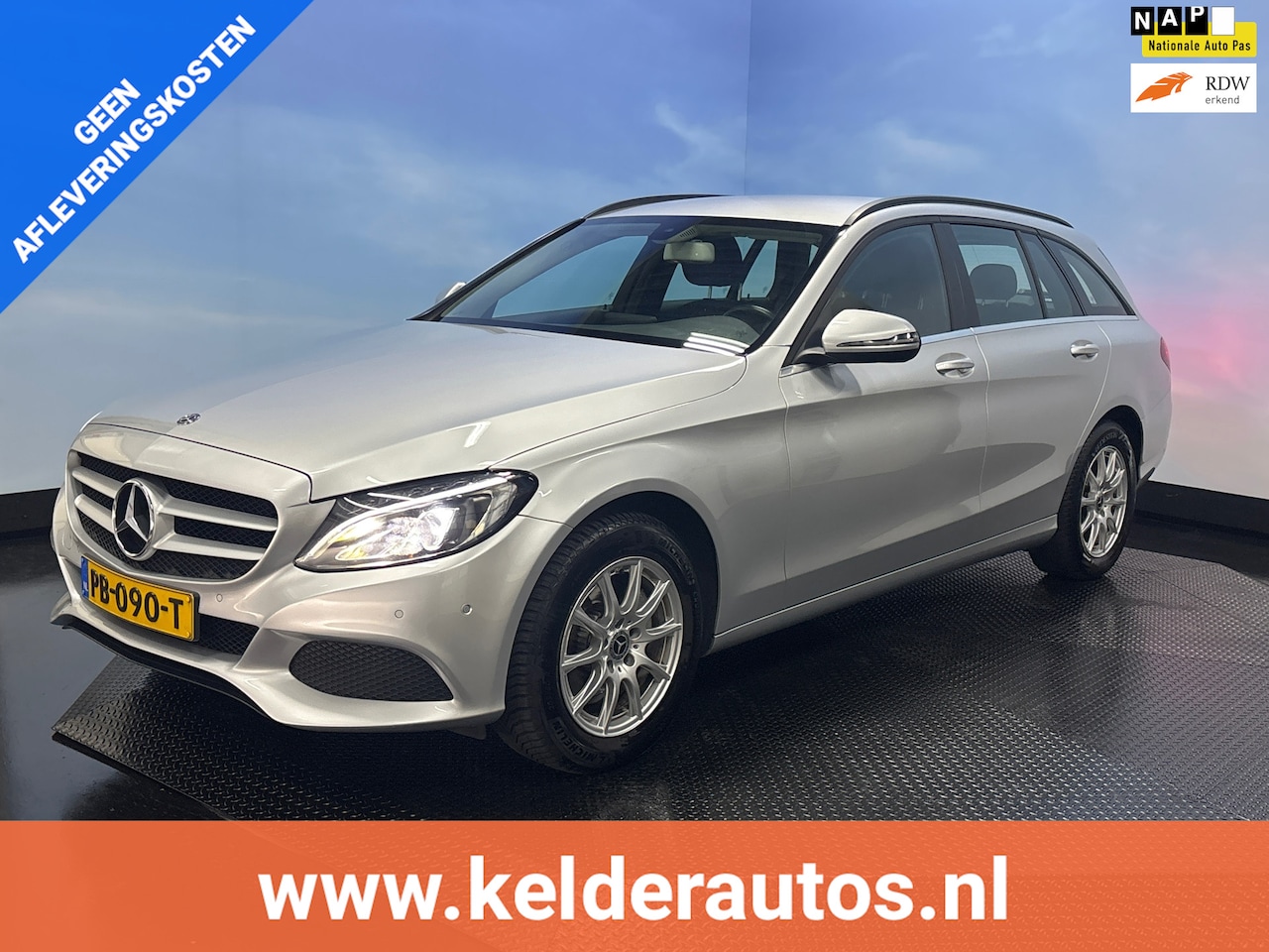 Mercedes-Benz C-klasse Estate - 160 Premium Navi | Clima | PDC | LED | Nederlandse auto - AutoWereld.nl