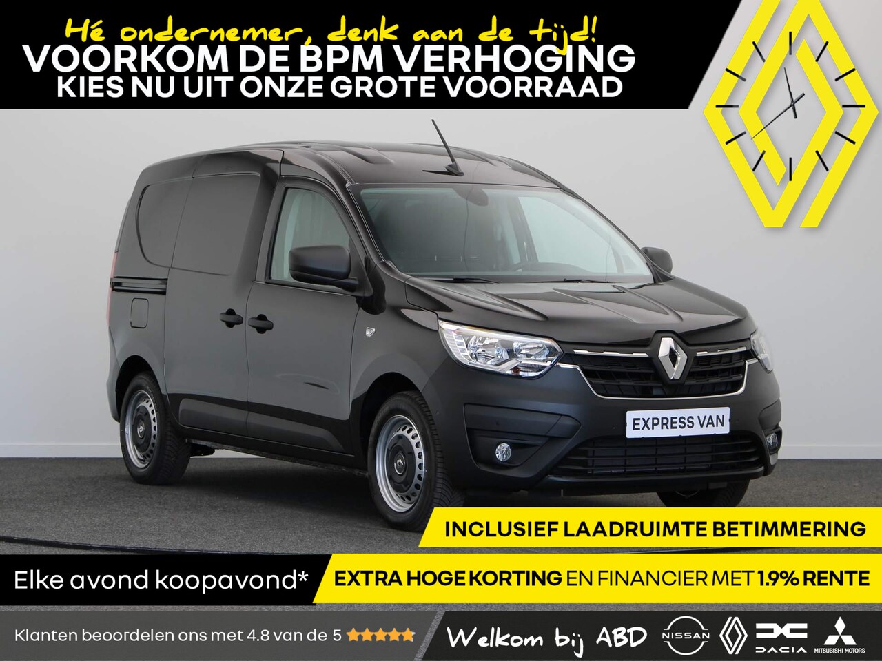 Renault Express - 1.5 dCi 95pk Comfort | BPM Voordeel | Hoge korting | Lage rente | Direct rijden | Vol opti - AutoWereld.nl