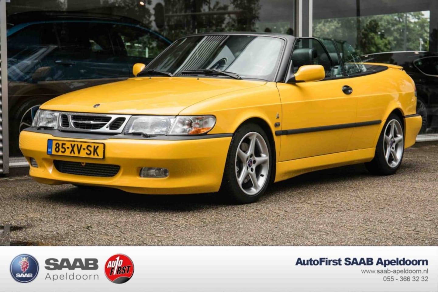 Saab 9-3 Cabrio - Cabriolet 2.3 Turbo T5 'Viggen' Monte Carlo Yellow - AutoWereld.nl