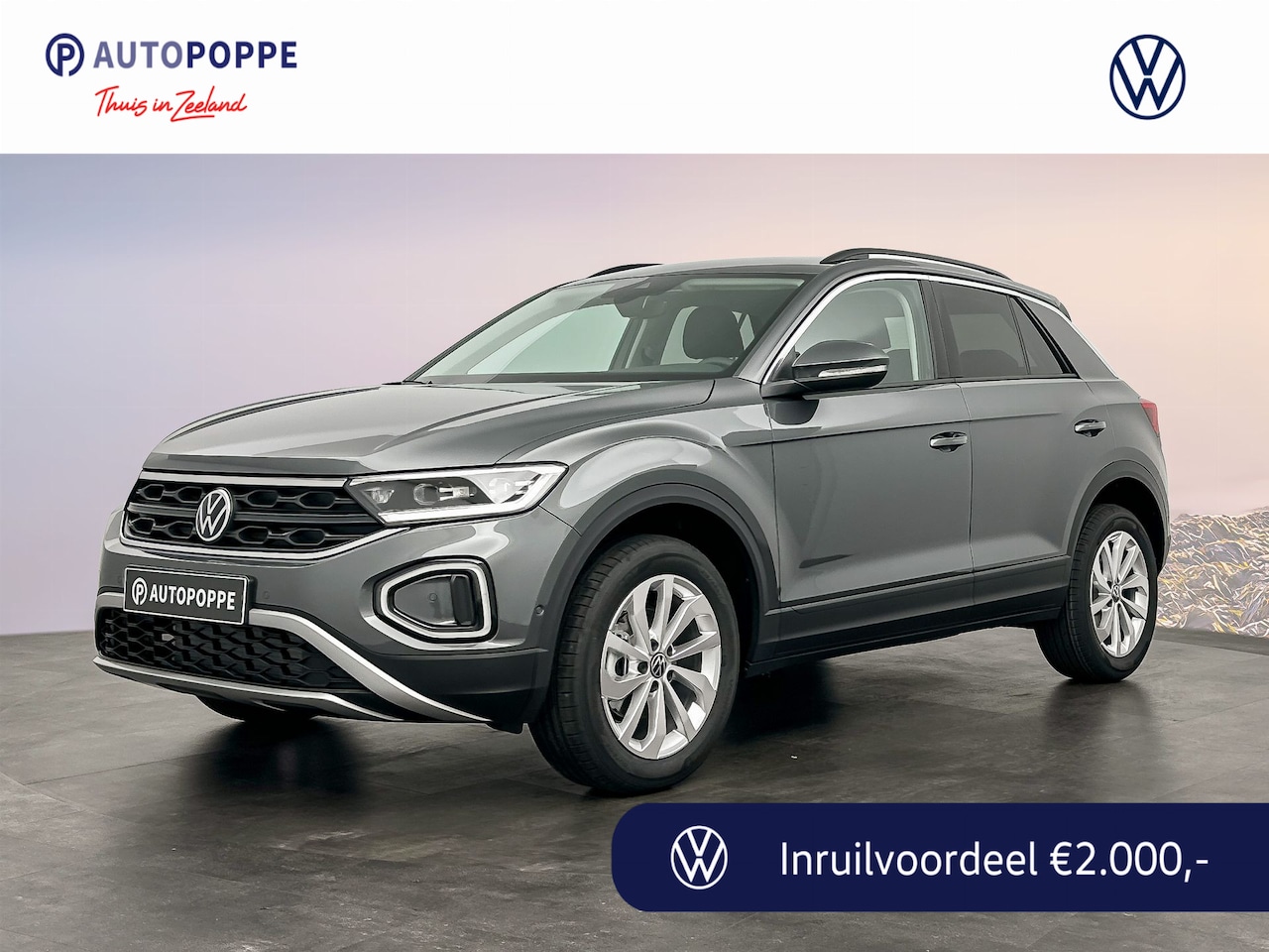 Volkswagen T-Roc - 1.5 TSI 150 7DSG Oranje Edition | 'App-Connect' draadloze smartphone integratie | 'App-Con - AutoWereld.nl