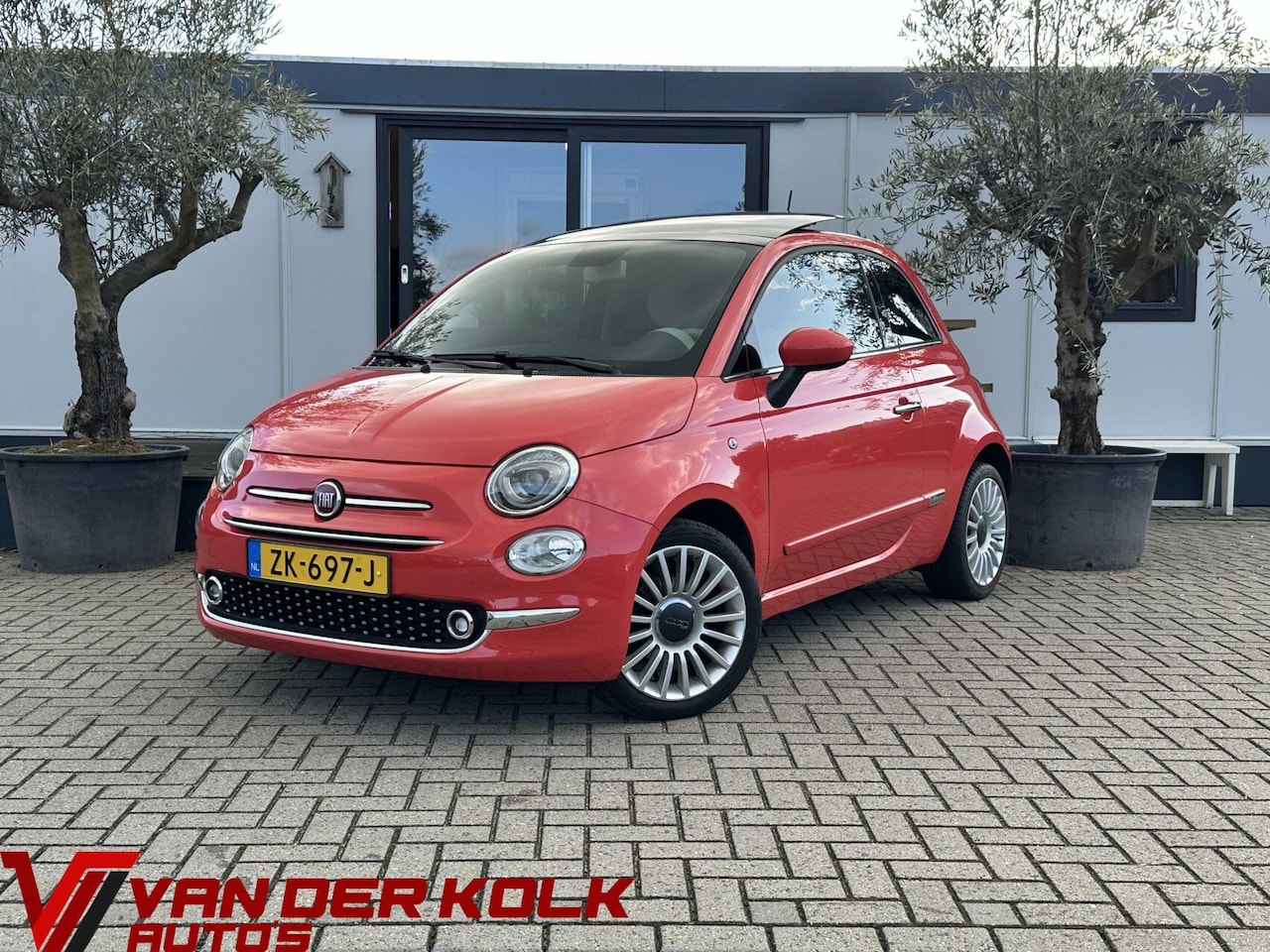 Fiat 500 - 0.9 TwinAir Turbo Lounge Panorama Navi Cruise Airco - AutoWereld.nl