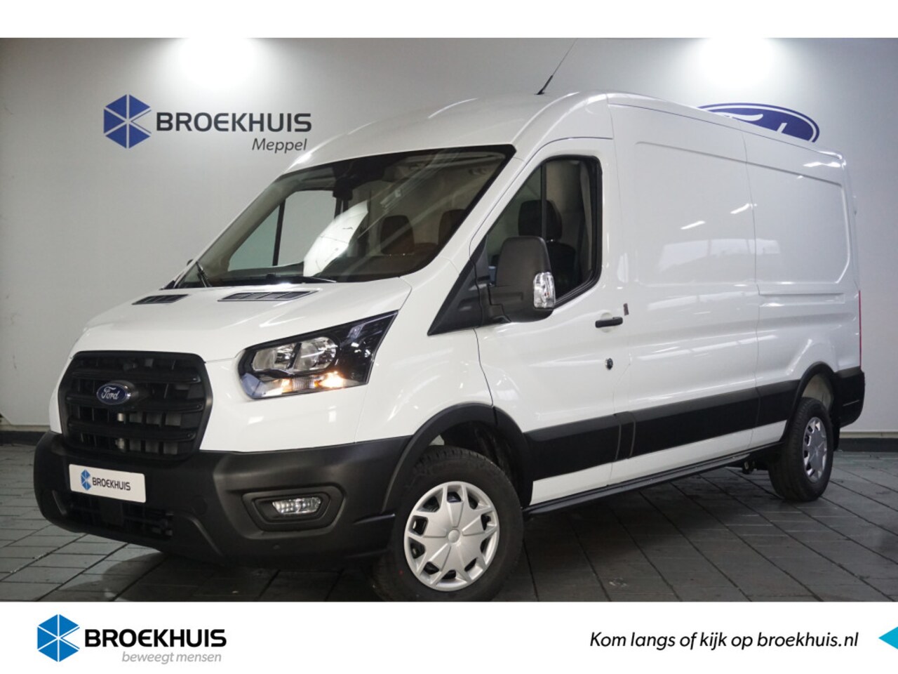 Ford Transit - 350 2.0 130 pk TDCI L3H2 Trend | € 7.455,- Voorraad Voordeel | Navigatiesysteem | 13-polig - AutoWereld.nl