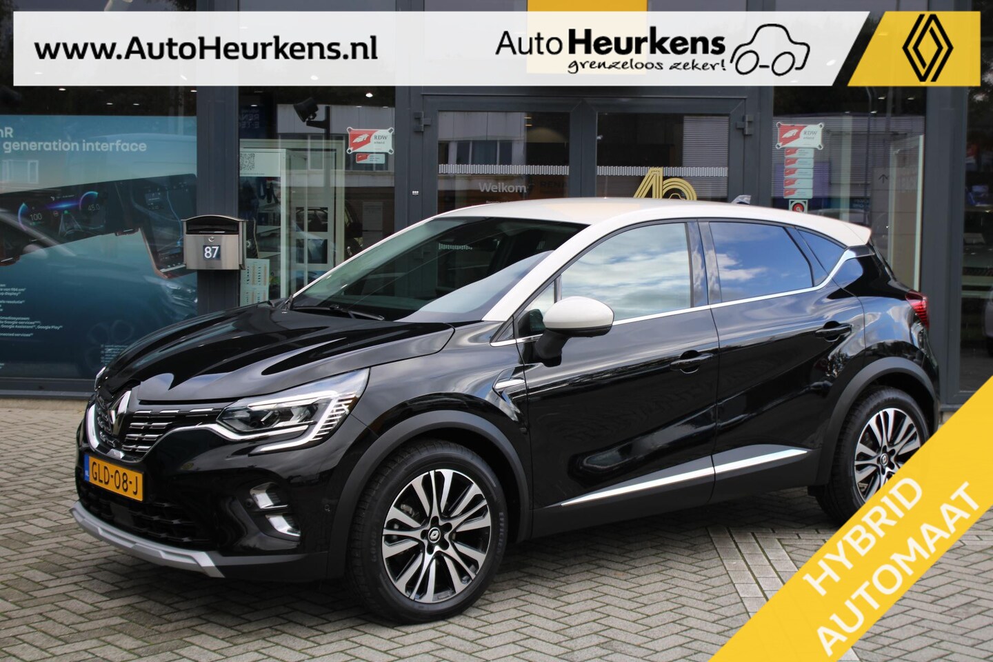 Renault Captur - E-Tech Hybrid 145 iconic automaat | Adaptive Cruise Control | Lederen Bekleding | 360 Came - AutoWereld.nl