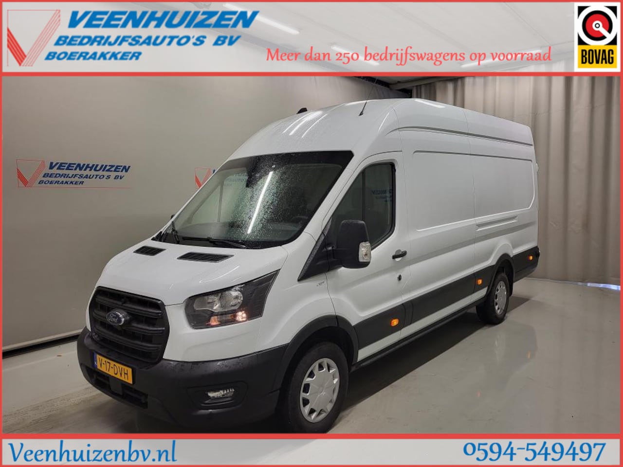 Ford Transit - 350 2.0TDCI 165pk L4/H3 Automaat Airco Nieuw! - AutoWereld.nl