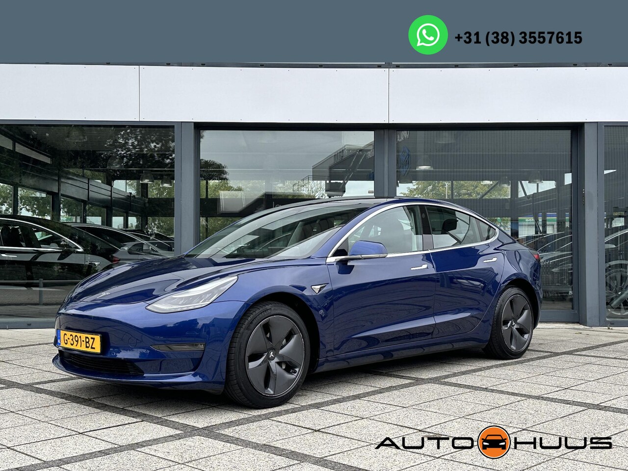 Tesla Model 3 - Range Plus Autopilot Panorama Leder Navi Camera - AutoWereld.nl