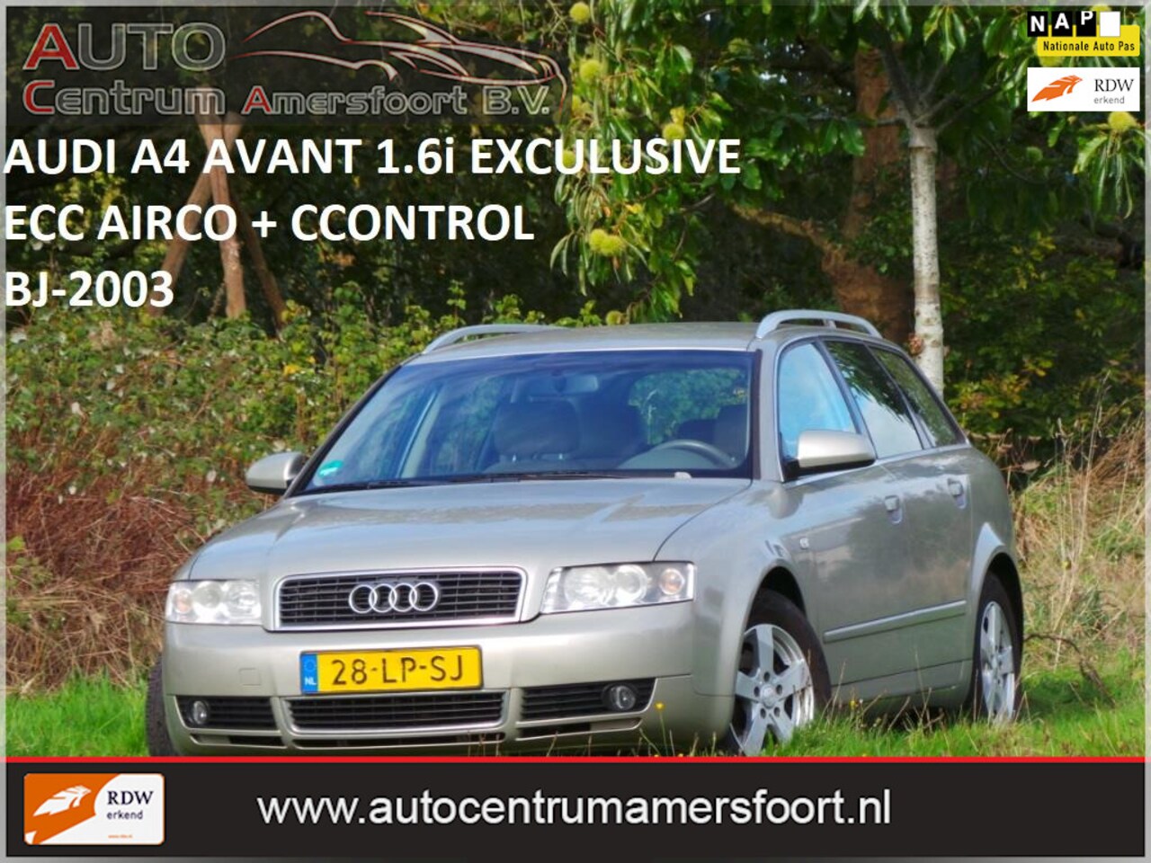 Audi A4 Avant - 1.6 Exclusive 1.6 Exclusive ( INRUIL MOGELIJK ) - AutoWereld.nl