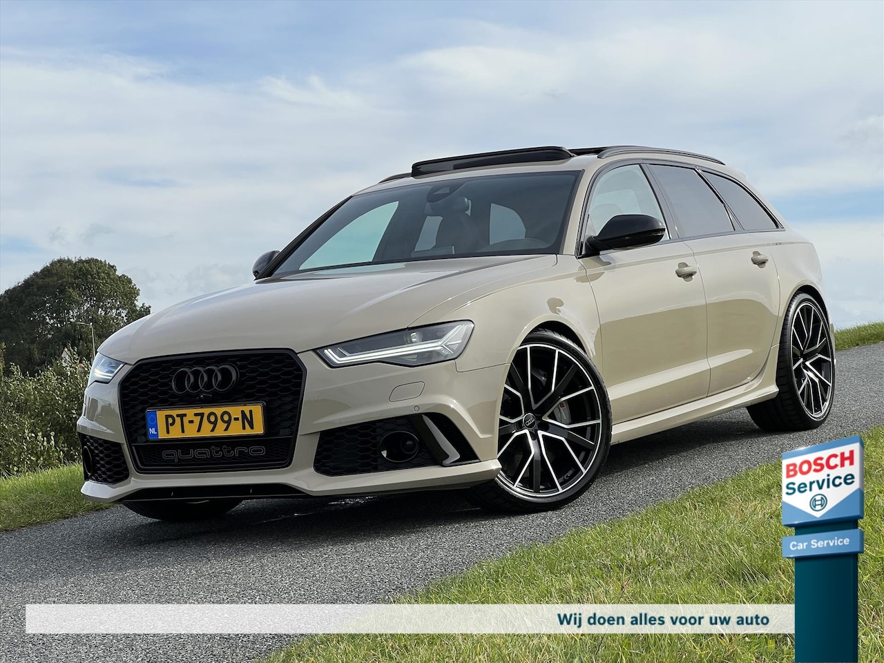 Audi RS6 - 4.0 TFSI V8T 605PK Performance Quattro / Pano / Schaalstoelen / Org NL / Keramisch / Bose - AutoWereld.nl