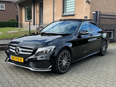 Mercedes-Benz C-klasse - 200 AMG Line Navi|Leder|Pano|Xenon