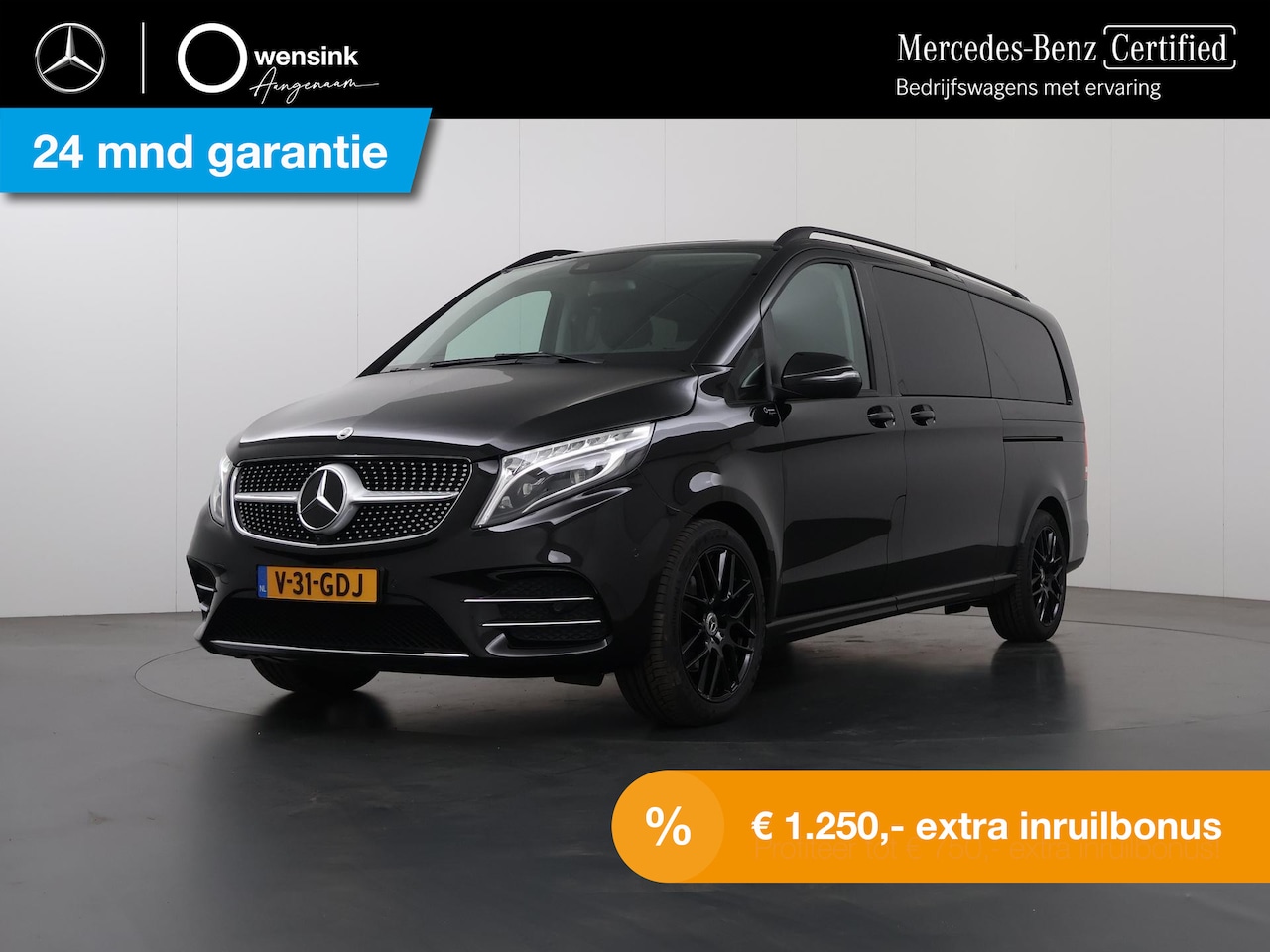 Mercedes-Benz V-klasse - 300d XL L3 | Aut. | Avantgarde | AMG | 360° graden camera | Lederen bekleding | Easy open - AutoWereld.nl