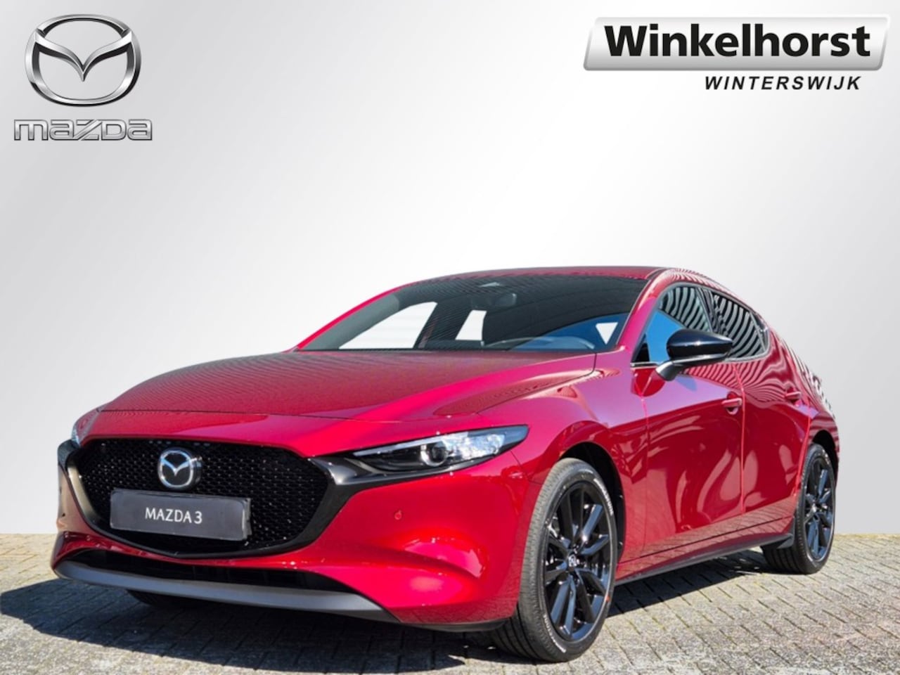 Mazda 3 - E- SKYACTIV-G 150 6MT HOMURA M-HYBRID / MET €3000 VOORDEEL - AutoWereld.nl