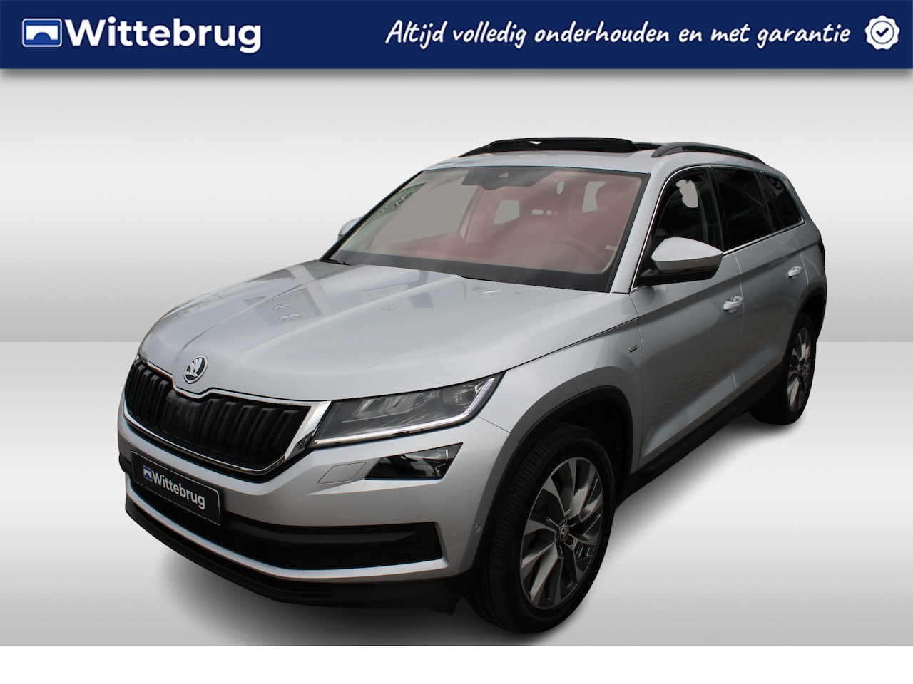 Skoda Kodiaq - 1.5 TSI 150pk DSG Ambition Clever / Panoramadak / 19" LMV / Navigatie / Keyless / Alarm / - AutoWereld.nl