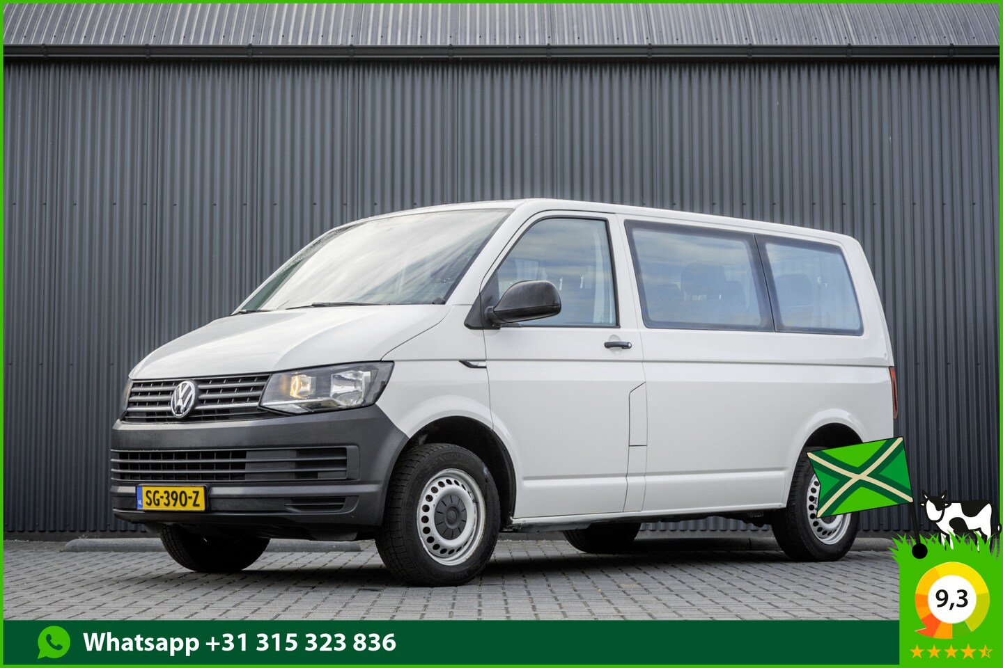 Volkswagen Transporter Kombi - T6 2.0 TDI L1H1 | Euro 6 | 9-Persoons | Airco | Start/Stop - AutoWereld.nl