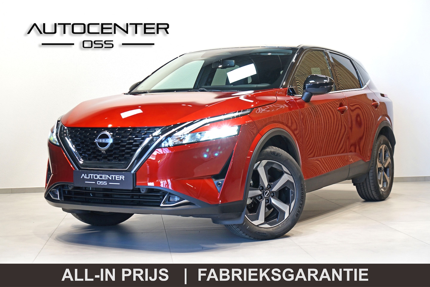 Nissan Qashqai - 1.3 MHEV Xtronic N-Connecta ✅ TWO-TONE! ✅ NAVI ✅ ELEK.KLEP ✅ 18" LMV ✅ 360 CAMERA ✅ FABRIE - AutoWereld.nl