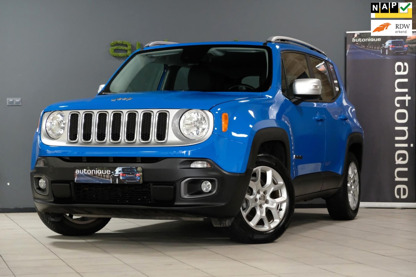 Jeep Renegade - 1.4 MultiAir Opening Edition |85.000km| Leder & Navigatie - AutoWereld.nl