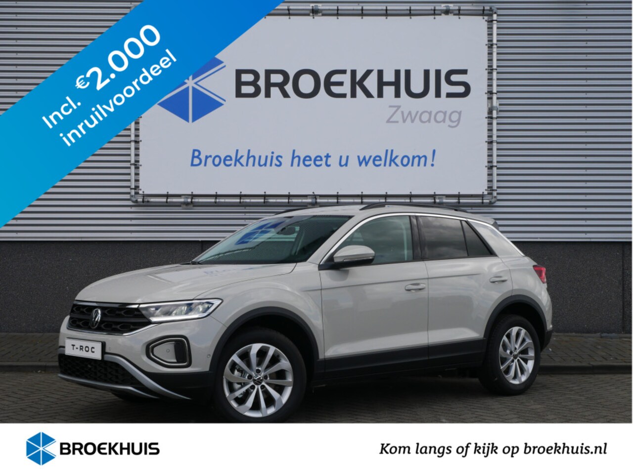 Volkswagen T-Roc - 1.0 TSI 110 6MT Life Edition | 'App-Connect' draadloze smartphone integratie | 'App-Connec - AutoWereld.nl