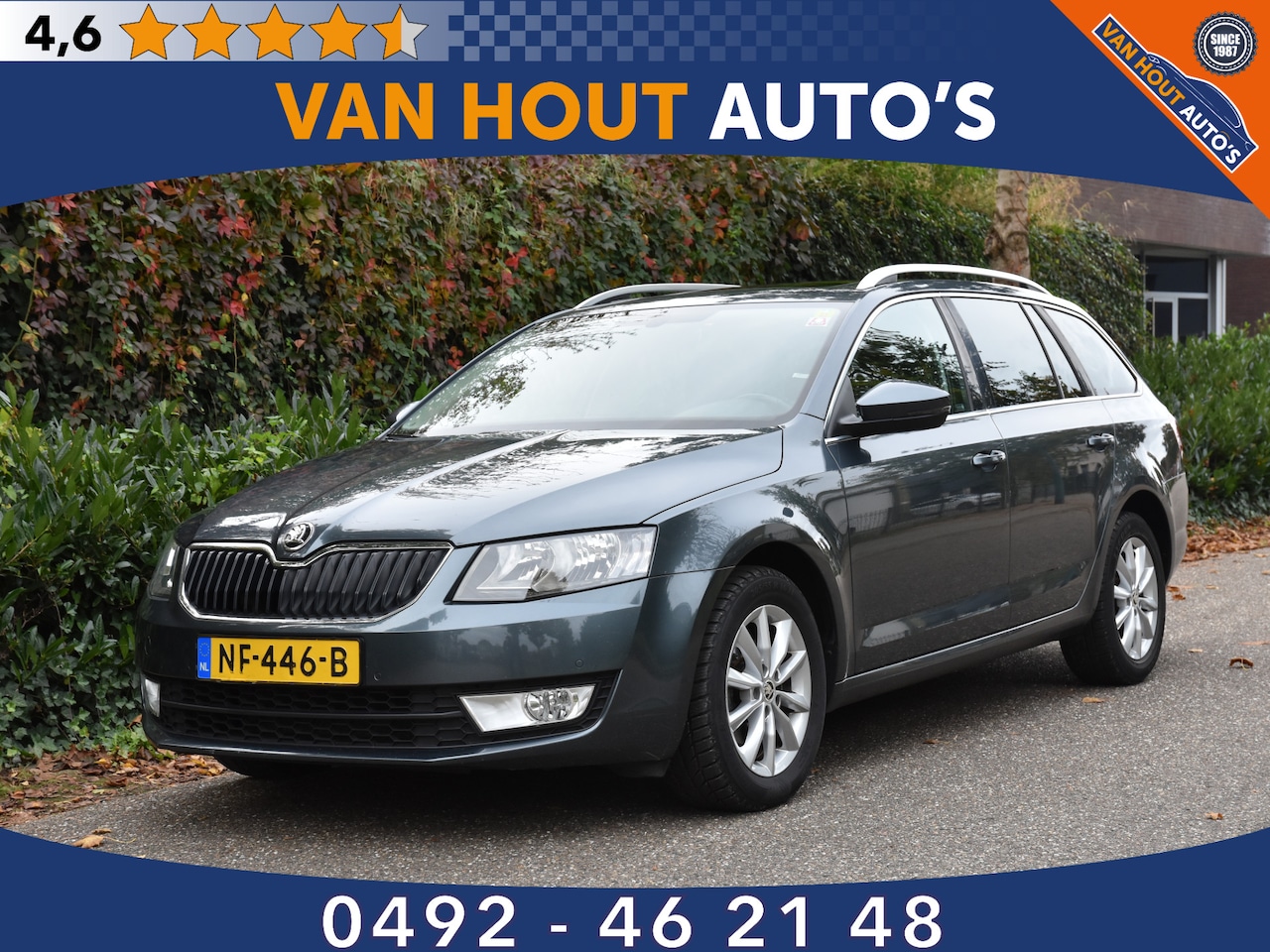 Skoda Octavia Combi - 1.6 TDI Greentech Ambition Business | AUTOMAAT | PANORAMA DAK - AutoWereld.nl