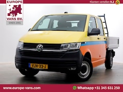 Volkswagen Transporter - T6.1 2.0 TDI Lang D.C. Open Laadbak Airco/CarPlay 02-2021