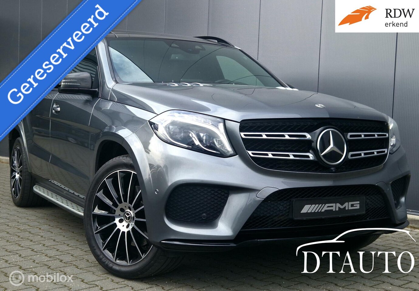 Mercedes-Benz GLS - 350 d 4MATIC 2xAMG Lucht Pano Nightp 21inch Grijs Kenteken - AutoWereld.nl