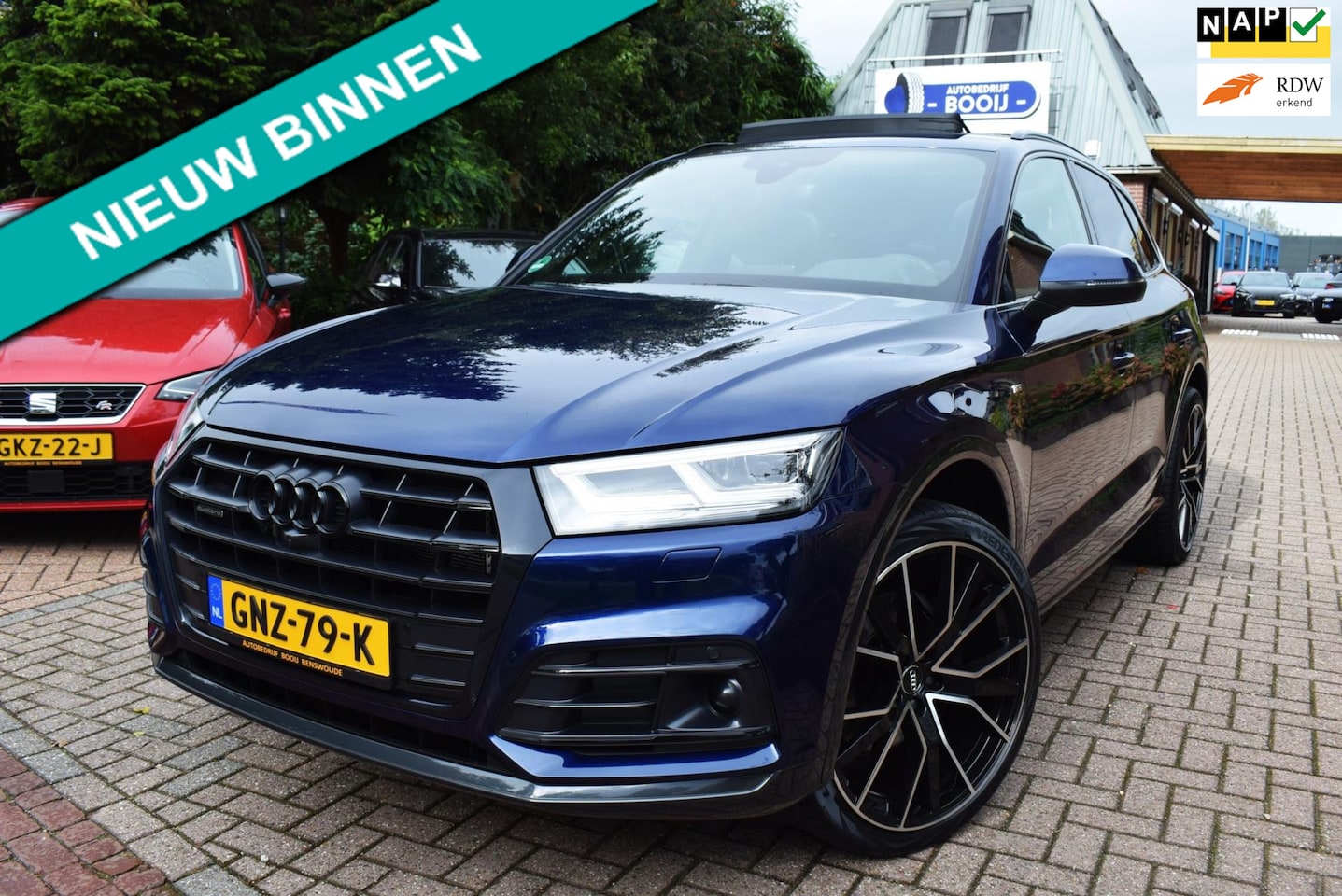 Audi Q5 - 55 TFSI e quattro Competition PANO-DAK/ADAP CRUISE/LEDER/NAVI/AIRCO-ECC 3 ZONES/TREKH/MATR - AutoWereld.nl