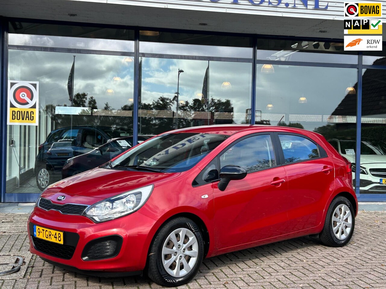 Kia Rio - 1.2 CVVT Comfort Pack 5Drs Airco Elek.Pakket Isofix Trekhaak NAP NL-Auto Volledig Dealeron - AutoWereld.nl