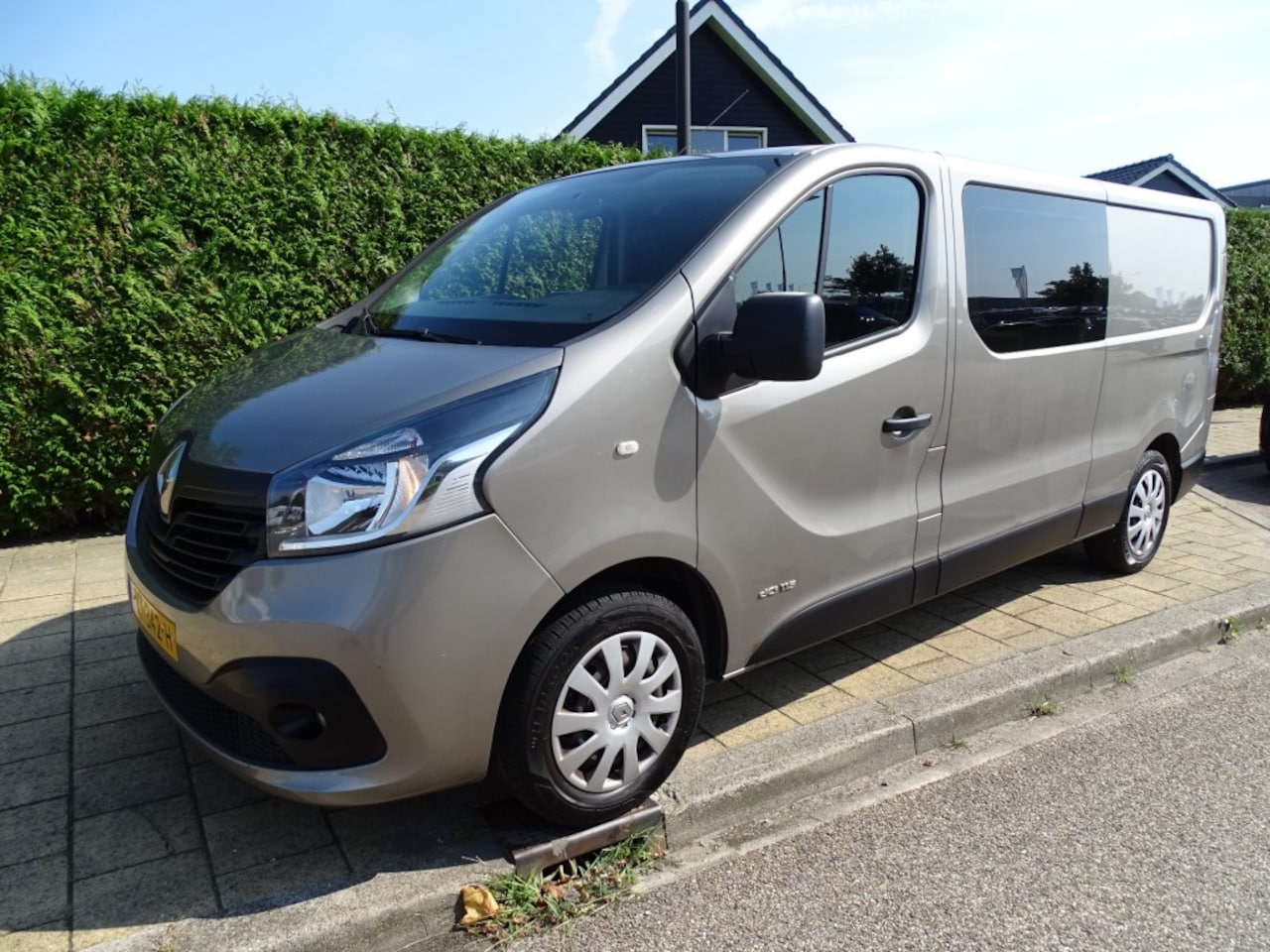 Renault Trafic - 1.6 DCI T29L2H1-Dubb CAB-Airco-Cruise-Pdc-Cam-trkh-Blth - AutoWereld.nl