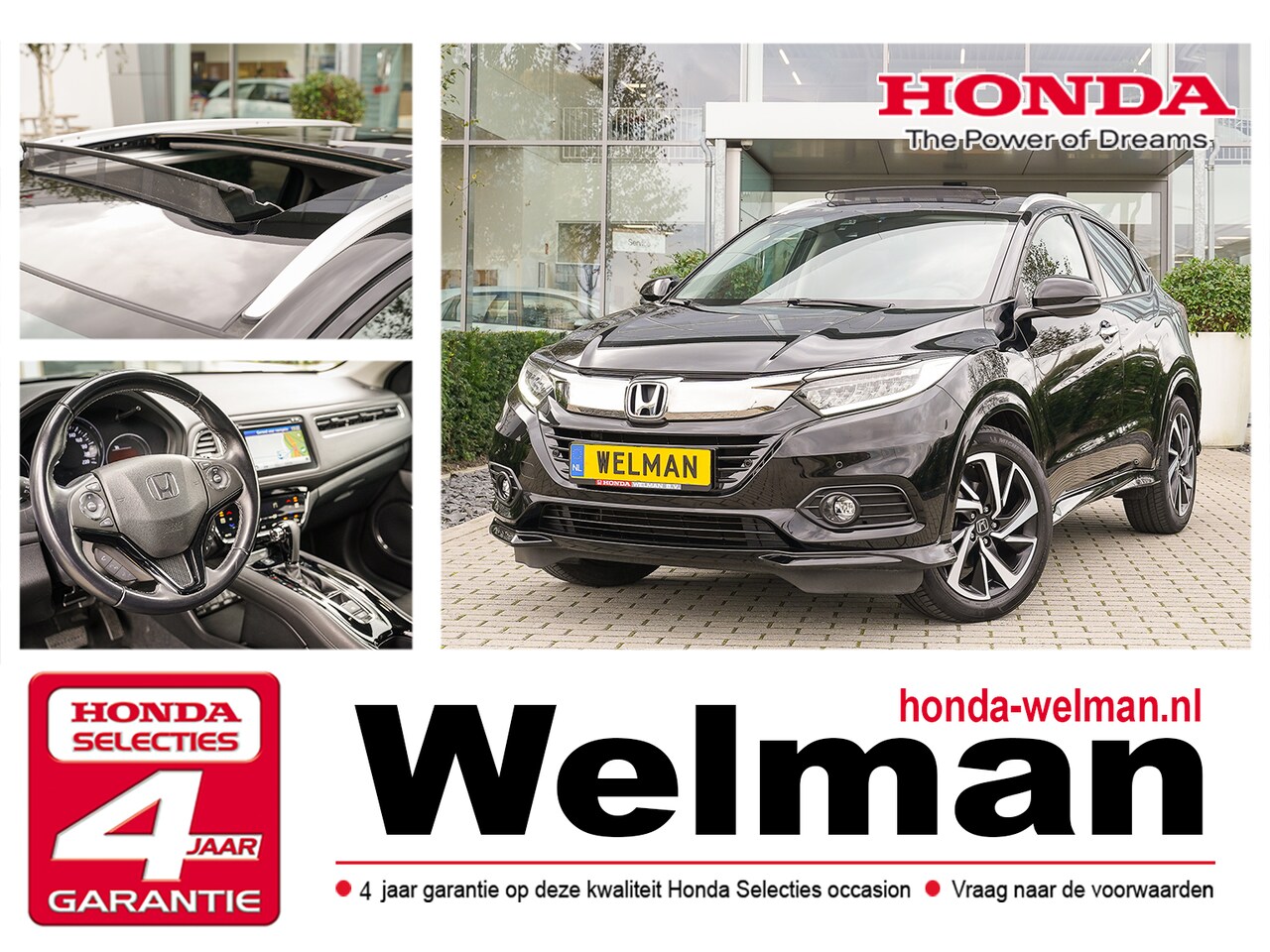 Honda HR-V - 1.5i V-TEC EXECUTIVE - AUTOMAAT - PANORAMADAK - LED VERLICHTING - AutoWereld.nl